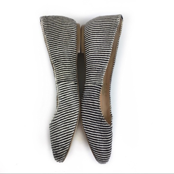 These Dr. Scholl's women's calf hair striped flats - Picture 7 of 8